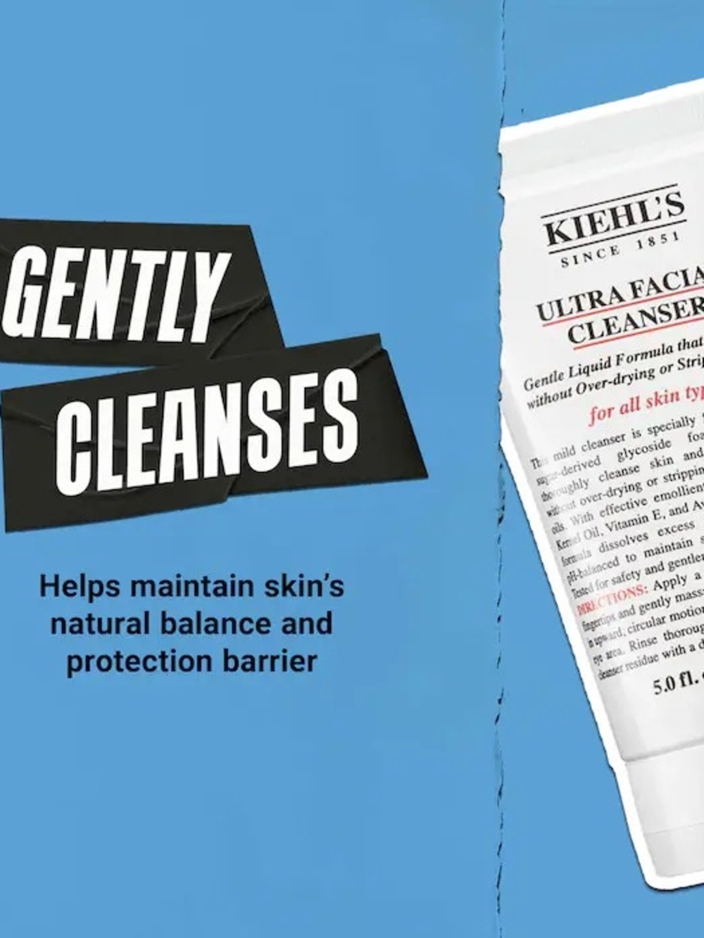 Kiehl's Ultra Facial Cleanser — White with Black Text - Picture 3 of 5